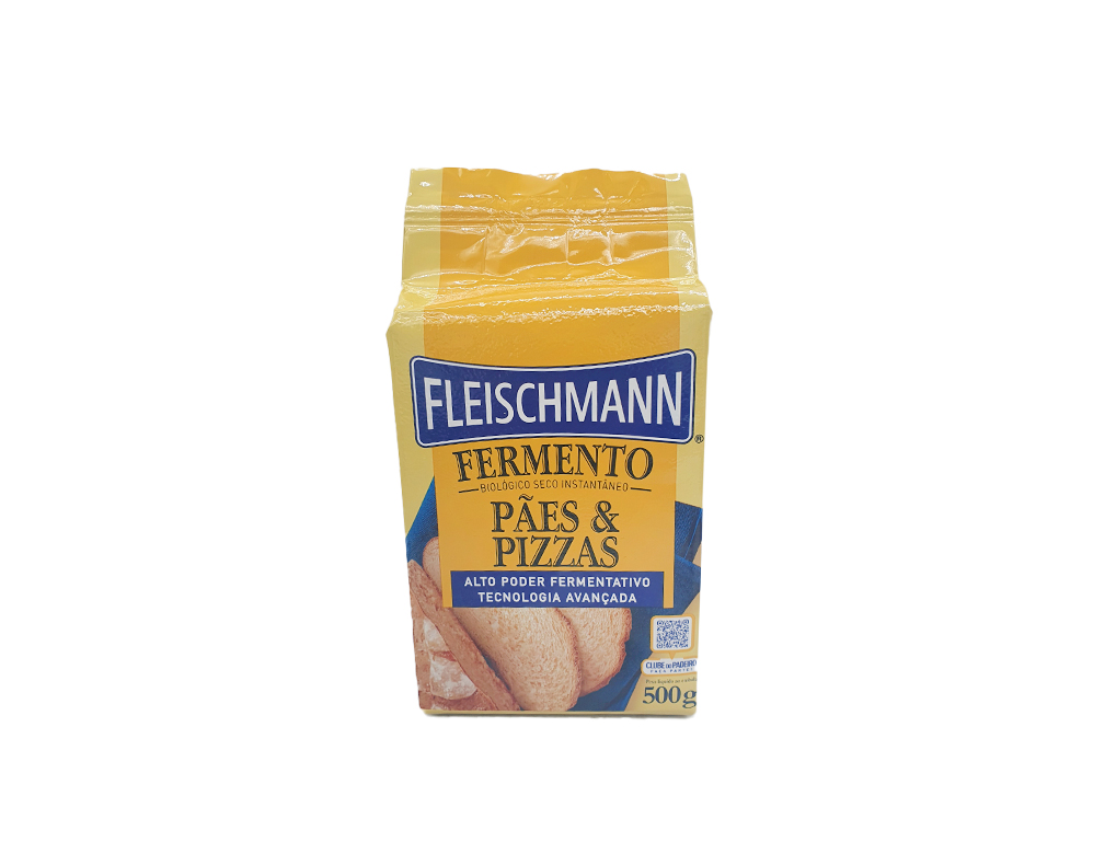 FERMENTO SECO BIOLÓGICO MASSA SALGADA FLEISCHMANN 500 G (CX 20 PCT)